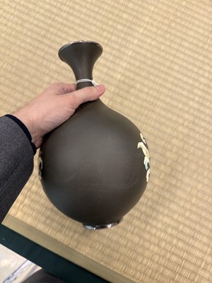 Lot 90 - Two Japanese cloisonné enamel 'floral' vases by Ando Jubei Company