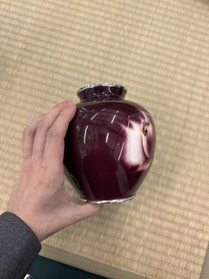 Lot 90 - Two Japanese cloisonné enamel 'floral' vases by Ando Jubei Company