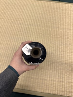 Lot 87 - A pair of Japanese cloisonné enamel 'chrysanthemum' vases, Meiji period