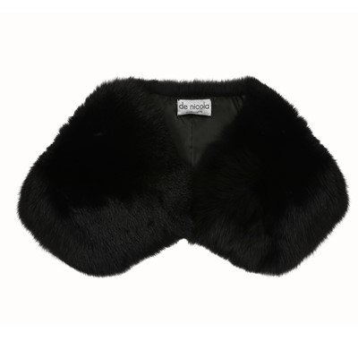 Lot 354 - De Nicola Black Fox Shoulder Wrap