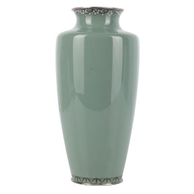 Lot 86 - A Japanese cloisonné enamel vase by Hayashi Tanigoro (active c. 1895-1935)
