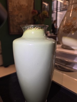 Lot 86 - A Japanese cloisonné enamel vase by Hayashi Tanigoro (active c. 1895-1935)