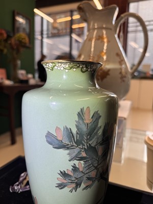 Lot 86 - A Japanese cloisonné enamel vase by Hayashi Tanigoro (active c. 1895-1935)