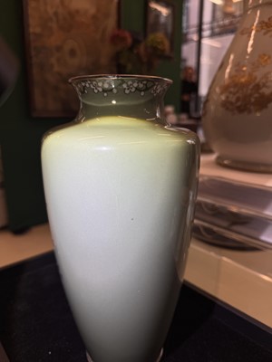 Lot 86 - A Japanese cloisonné enamel vase by Hayashi Tanigoro (active c. 1895-1935)