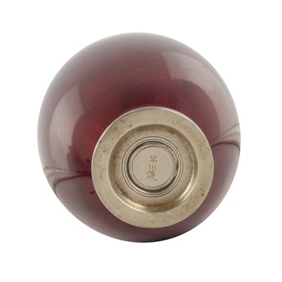 Lot 96 - A group of six Japanese cloisonné vases, Meiji or later