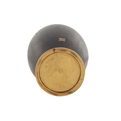 Lot 96 - A group of six Japanese cloisonné vases, Meiji or later