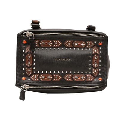 Lot 405 - Givenchy Chocolate Small Embellished Pandora Bag