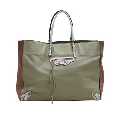 Lot 74 - Balenciaga Tri Colour Papier A4 XL Tote