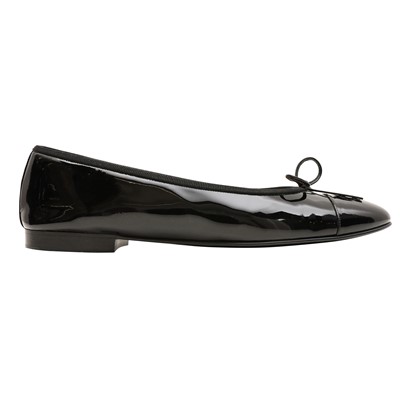 Lot 196 - Chanel Black Classic Ballet Flat - Size 41.5