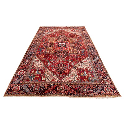 Lot 98 - An antique Heriz carpet, north-west Persia