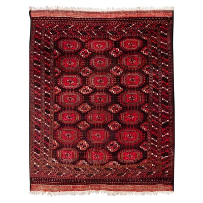 Lot 17 - An antique Saryk carpet, Turkmenistan