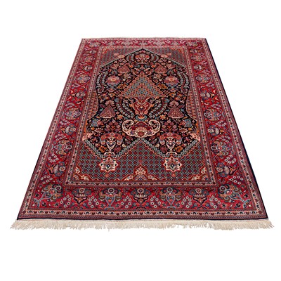 Lot 66 - A fine Kashan prayer rug, central Persia