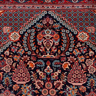 Lot 66 - A fine Kashan prayer rug, central Persia
