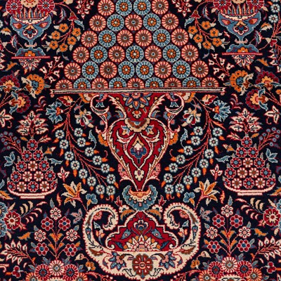 Lot 66 - A fine Kashan prayer rug, central Persia