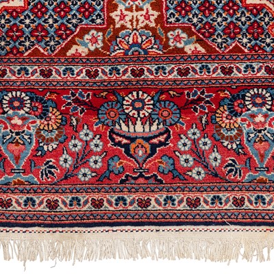 Lot 66 - A fine Kashan prayer rug, central Persia