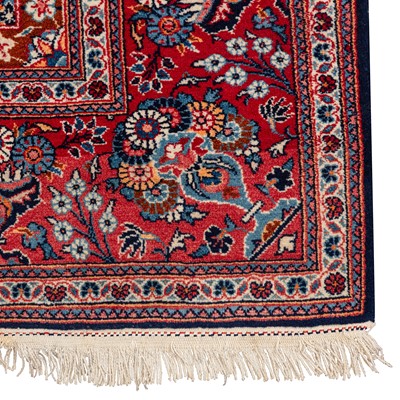 Lot 66 - A fine Kashan prayer rug, central Persia