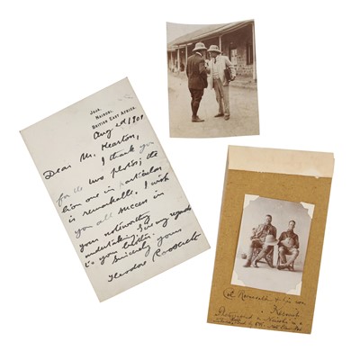 Lot 69 - Cherry Kearton F.R.P.S & Theodore Roosevelt, 1909