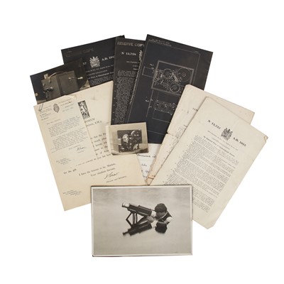 Lot 83 - Cherry Kearton F.R.P.S (1871-1940) Selection of Patents, Photographs and Documents