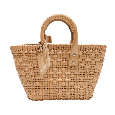 Lot 117 - Balenciaga Beige Bisto Basket Bag
