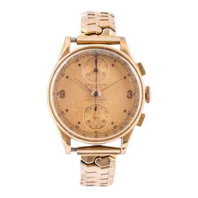 Lot 48 - Chronographe Suisse - Chronograph Wristwatch