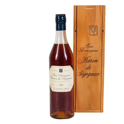 Lot 418 - Baron de Sigognac Bas Armagnac 1959 - 1 bottle