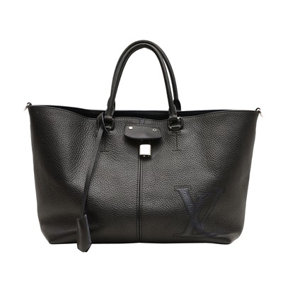 Lot 235 - Louis Vuitton Black Taurillon Pernelle Tote