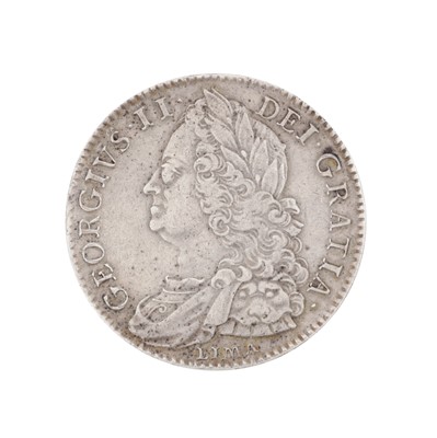 Lot 612 - George II silver half crown dated 1746
