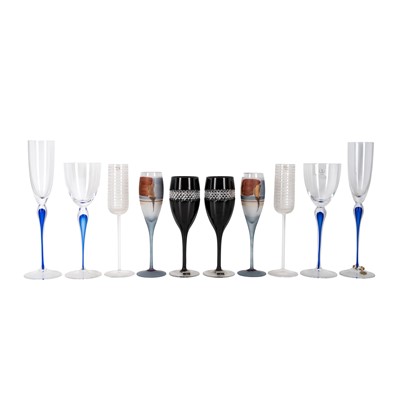 Lot 443 - A collection of drinking glasses