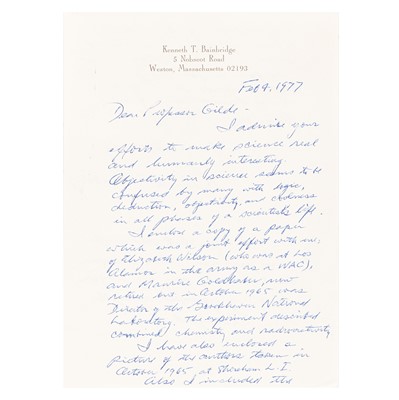 Lot 406 - Bainbridge (Kenneth T.)