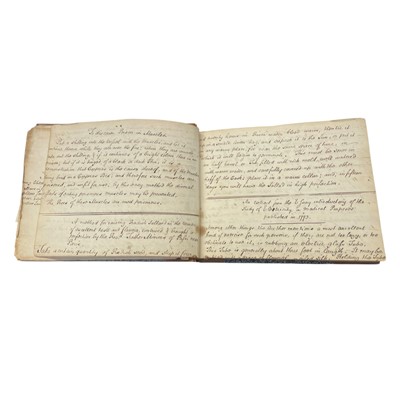 Lot 101 - Cookery and Medicine: 18th-century manuscript recipe book