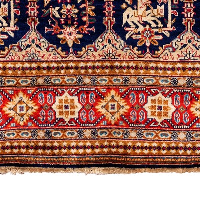 Lot 26 - A very fine silk Qum rug, central Persia