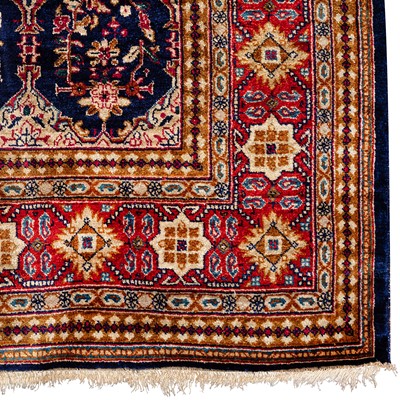 Lot 26 - A very fine silk Qum rug, central Persia
