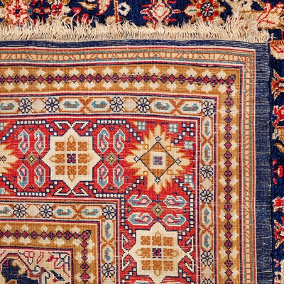 Lot 26 - A very fine silk Qum rug, central Persia