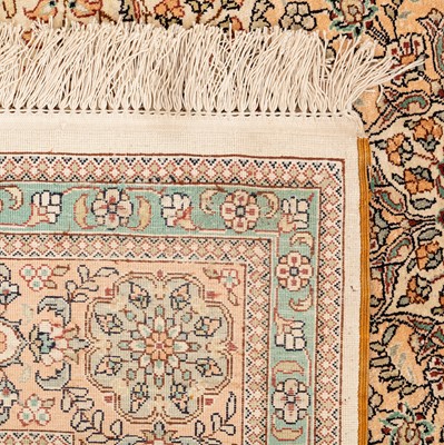 Lot 23 - A very fine silk Chinese rug