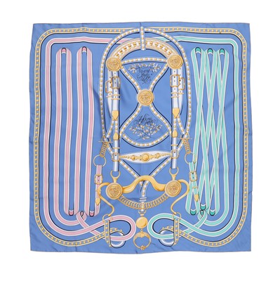 Lot 54 - Hermes 'Grand Tralala' Silk Scarf 90