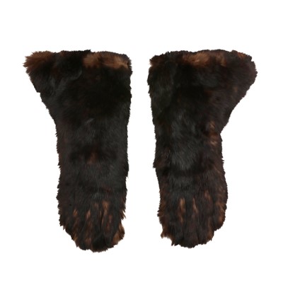 Lot 357 - Dents Brown Rabbit Gauntlet Gloves