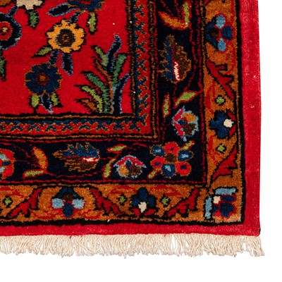 Lot 10 - A fine Sarouk prayer rug, west Persia