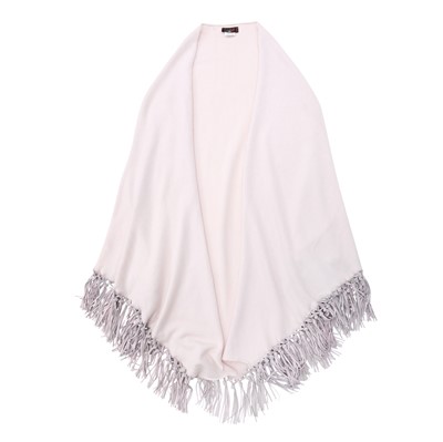 Lot 302 - Badiali Blush Pink Cashmere Knit Wrap Shawl