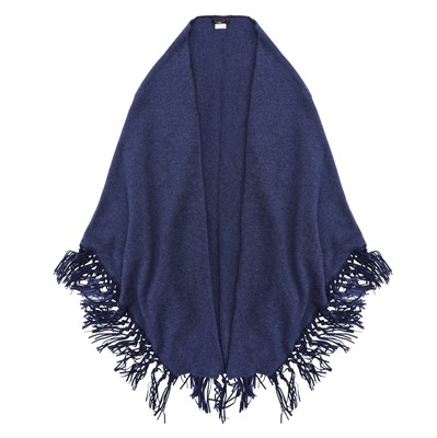 Lot 301 - Badiali Blue Marl Cashmere Knit Wrap Shawl