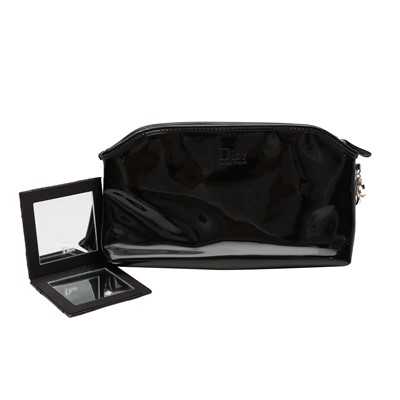 Lot 359 - Dior Beaute Black Cosmetic Bag and Mirror