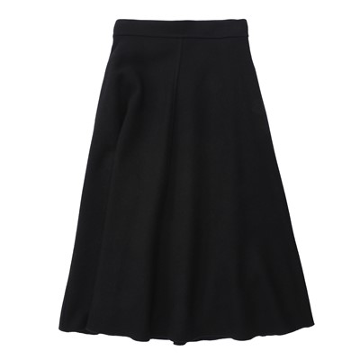 Lot 303 - Bottega Veneta Black Wool Circular Skirt - Size 38
