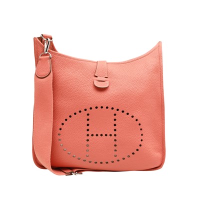 Lot 87 - Hermes Crevette Togo Evelyne GM