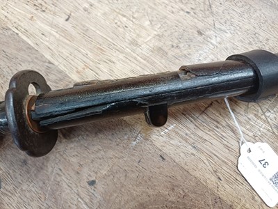 Lot 37 - A mounted Japanese wakizashi, Meiji period, signed Hisahiro