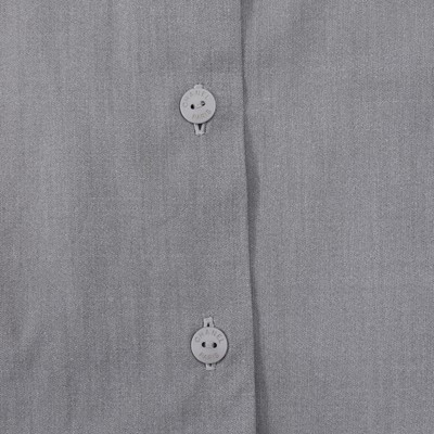 Lot 22 - Chanel Grey Poplin Long Sleeve Shirt