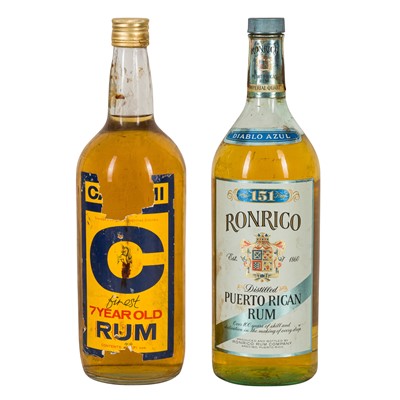 Lot 439 - A pair of 1970s Rum - 2 Bottles