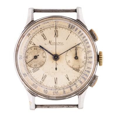 Lot 45 - Minerva Chronograph Wristwatch