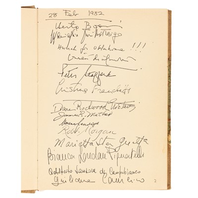 Lot 126 - Autograph Collection.- Visitor's Book