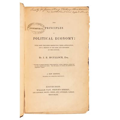 Lot 62 - Ricardo. Principles of Political Economy and Taxation, 1821