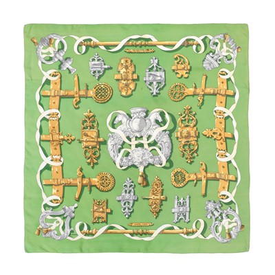 Lot 428 - Hermes 'Ferronnerie' Silk Scarf