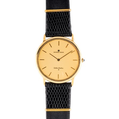 Lot 54 - Universal 'Golden Shadow' Dress Watch
